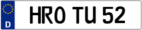 Truck License Plate